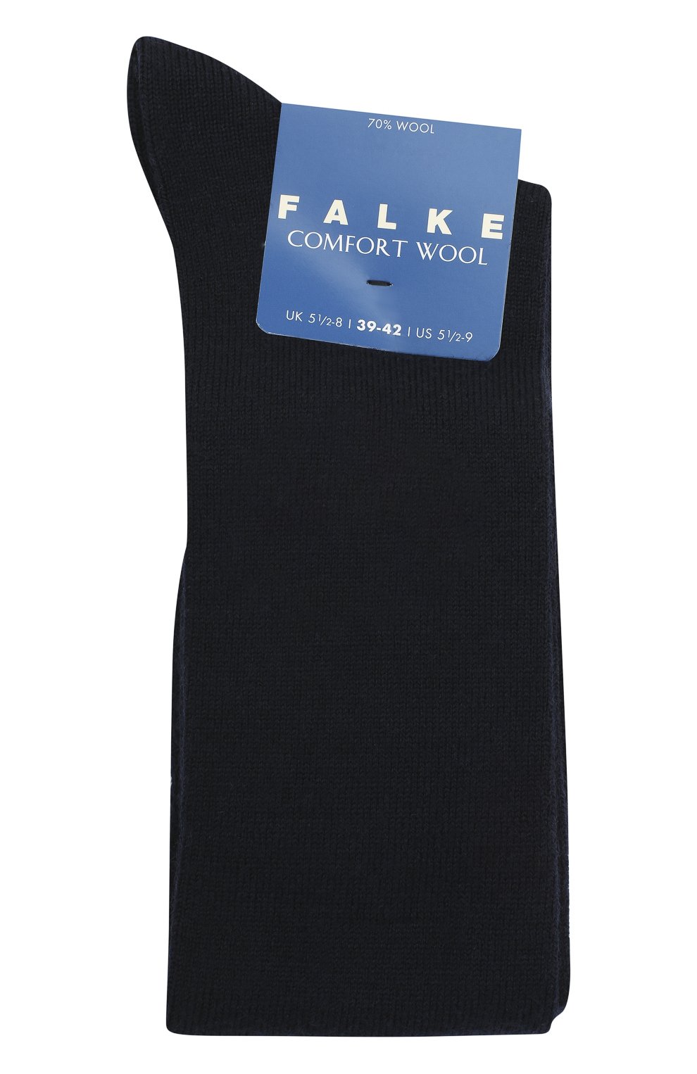 Детские шерстяные гольфы FALKE темно-синего цвета, арт. 11488. | Фото 1 (Материал: Текстиль, Шерсть; Кросс-КТ: Гольфы)
