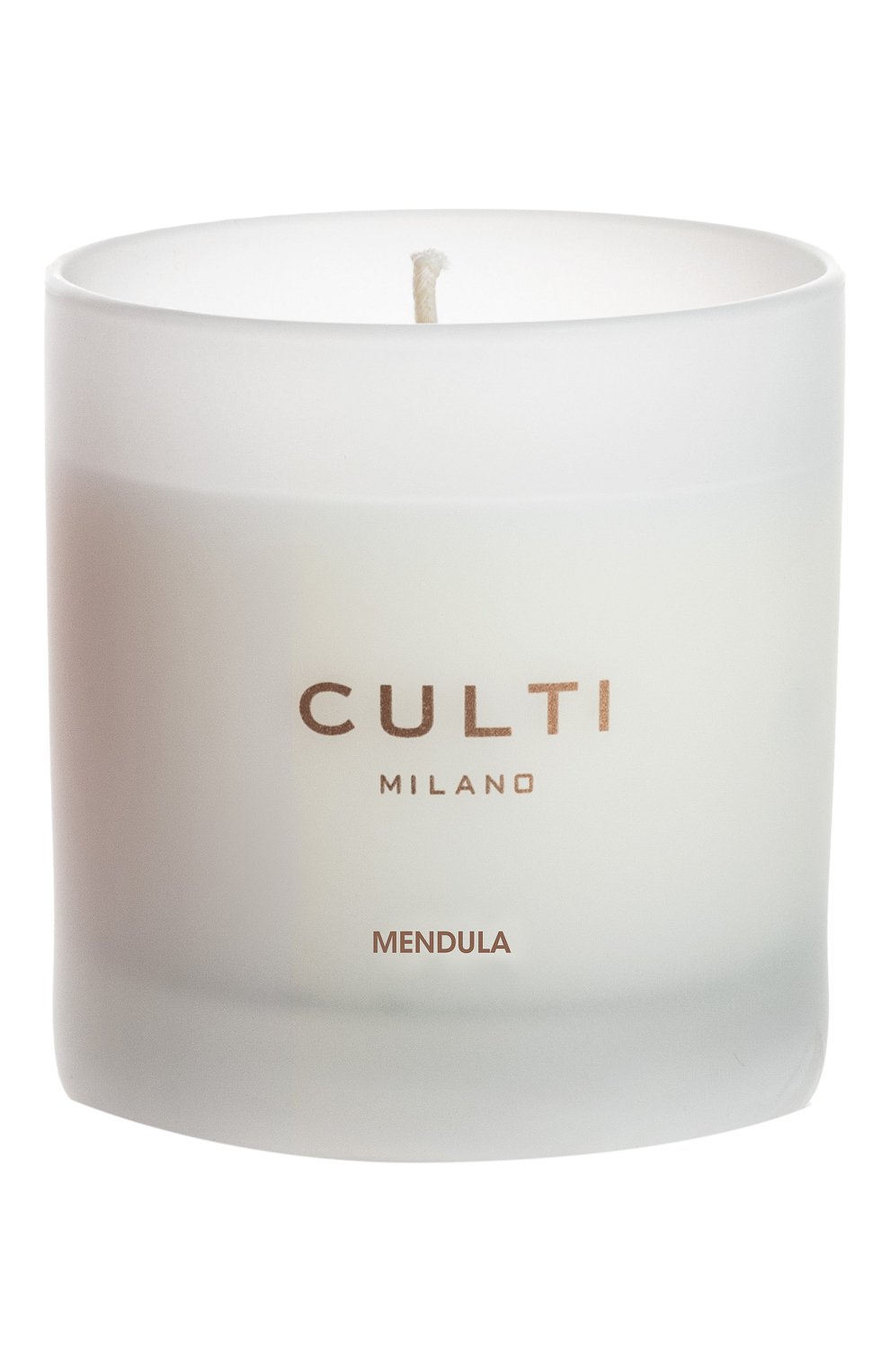 Ароматическая свеча bianco mendula CULTI MILANO бесцветного цвета, арт. 8050534796544 | Фото 1 (Ограничения доставки: flammable)