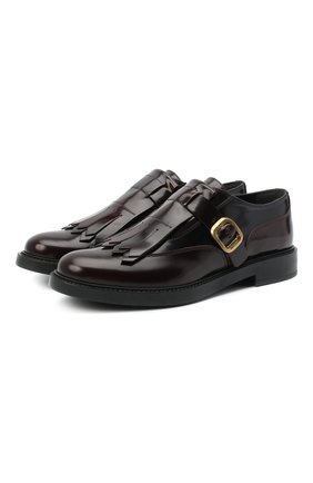 Женская кожаные монки TOD’S бордового цвета по цене 46550 руб., арт. XXW59C0DM20SHA | Фото 1 Женская кожаные монки TOD’S бордового цвета, арт. XXW59C0DM20SHA | Фото 1