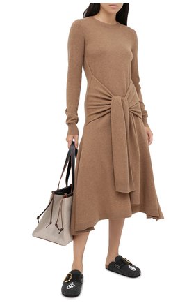 Женское шерстяное платье JW ANDERSON коричневого цвета по цене 58350 руб., арт. KW0340 YN0054 | Фото 2 Женское шерстяное платье JW ANDERSON коричневого цвета, арт. KW0340 YN0054 | Фото 2