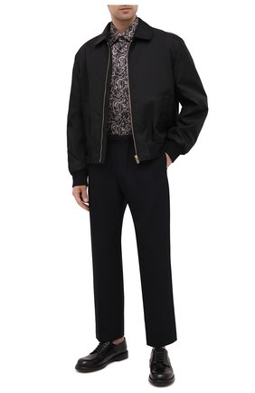 Мужской кожаные дерби DOLCE & GABBANA черного цвета по цене 69850 руб., арт. A10638/AW765 | Фото 2 Мужской кожаные дерби DOLCE & GABBANA черного цвета, арт. A10638/AW765 | Фото 2