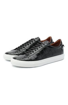 Мужские кожаные кеды urban street GIVENCHY черного цвета по цене 57250 руб., арт. BH0002H0MP | Фото 1 Мужские кожаные кеды urban street GIVENCHY черного цвета, арт. BH0002H0MP | Фото 1