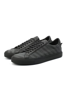 Мужские кеды urban street GIVENCHY черного цвета по цене 39550 руб., арт. BH0002H0NU | Фото 1 Мужские кеды urban street GIVENCHY черного цвета, арт. BH0002H0NU | Фото 1