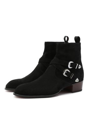 Мужские замшевые сапоги sheldon buckle GIUSEPPE ZANOTTI DESIGN черного цвета по цене 92650 руб., арт. IU00013/002 | Фото 1 Мужские замшевые сапоги sheldon buckle GIUSEPPE ZANOTTI DESIGN черного цвета, арт. IU00013/002 | Фото 1