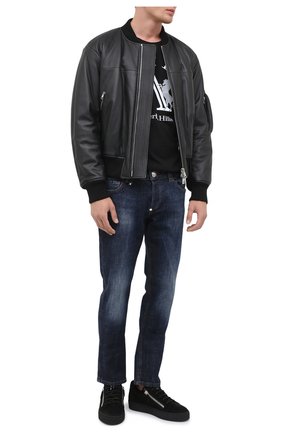 Мужские замшевые кеды frankie winter GIUSEPPE ZANOTTI DESIGN черного цвета по цене 54750 руб., арт. RU00018/003 | Фото 2 Мужские замшевые кеды frankie winter GIUSEPPE ZANOTTI DESIGN черного цвета, арт. RU00018/003 | Фото 2 (Подошва: Массивная; Материал утеплителя: Натуральный мех; Материал внешний: Замша)