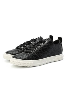 Мужские кожаные кеды blabber GIUSEPPE ZANOTTI DESIGN черного цвета по цене 44150 руб., арт. RU00020/003 | Фото 1 Мужские кожаные кеды blabber GIUSEPPE ZANOTTI DESIGN черного цвета, арт. RU00020/003 | Фото 1