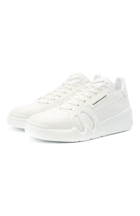 Мужские кожаные кеды talon GIUSEPPE ZANOTTI DESIGN белого цвета по цене 57650 руб., арт. RU00041/002 | Фото 1 Мужские кожаные кеды talon GIUSEPPE ZANOTTI DESIGN белого цвета, арт. RU00041/002 | Фото 1