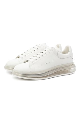 Мужские кожаные кеды ALEXANDER MCQUEEN белого цвета по цене 43100 руб., арт. 604232/WHX98 | Фото 1 Мужские кожаные кеды ALEXANDER MCQUEEN белого цвета, арт. 604232/WHX98 | Фото 1