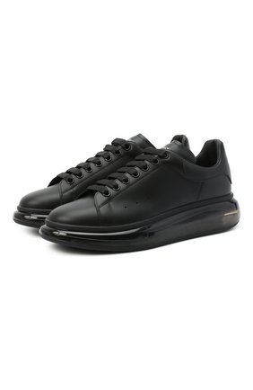 Мужские кожаные кеды ALEXANDER MCQUEEN черного цвета по цене 43100 руб., арт. 604232/WHX98 | Фото 1 Мужские кожаные кеды ALEXANDER MCQUEEN черного цвета, арт. 604232/WHX98 | Фото 1