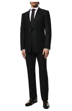Мужской шерстяной костюм TOM FORD темно-синего цвета по цене 448000 руб., арт. Q31R14/21AL43 | Фото 1