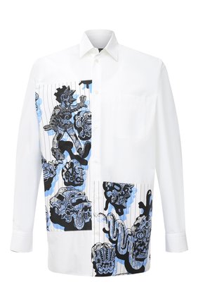 Мужская хлопковая рубашка STELLA MCCARTNEY белого цвета по цене 48150 руб., арт. 601943/SPN09 | Фото 1 Мужская хлопковая рубашка STELLA MCCARTNEY белого цвета, арт. 601943/SPN09 | Фото 1
