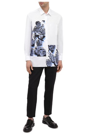 Мужская хлопковая рубашка STELLA MCCARTNEY белого цвета по цене 48150 руб., арт. 601943/SPN09 | Фото 2 Мужская хлопковая рубашка STELLA MCCARTNEY белого цвета, арт. 601943/SPN09 | Фото 2