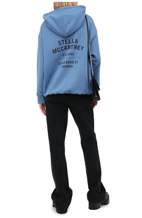 Женский хлопковое худи STELLA MCCARTNEY голубого цвета по цене 54300 руб., арт. 601846/SMP83 | Фото 2 Женский хлопковое худи STELLA MCCARTNEY голубого цвета, арт. 601846/SMP83 | Фото 2