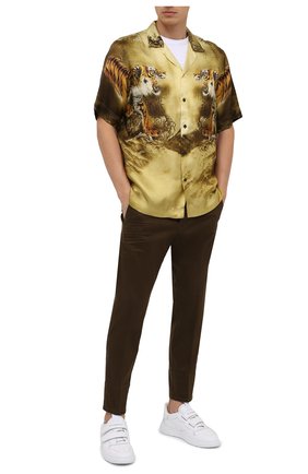 Мужской хлопковые брюки DSQUARED2 хаки цвета по цене 45050 руб., арт. S74KB0462/S39021 | Фото 2 Мужской хлопковые брюки DSQUARED2 хаки цвета, арт. S74KB0462/S39021 | Фото 2