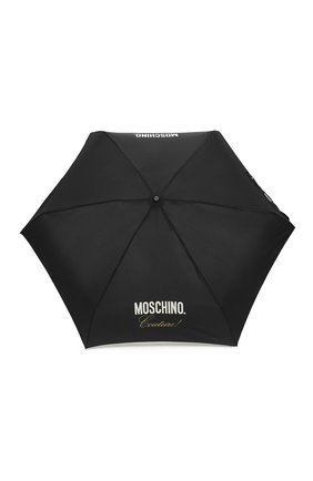 Женский складной зонт MOSCHINO черного цвета по цене 7390 руб., арт. 8014-SUPERMINI | Фото 1 Женский складной зонт MOSCHINO черного цвета, арт. 8014-SUPERMINI | Фото 1