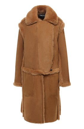 Женская дубленка TOM FORD бежевого цвета по цене 719000 руб., арт. CSF617-FUX120 | Фото 1 Женская дубленка TOM FORD бежевого цвета, арт. CSF617-FUX120 | Фото 1