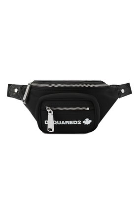 Женская поясная сумка bum mini DSQUARED2 черного цвета по цене 24900 руб., арт. BBW0022 11703258 | Фото 1 Женская поясная сумка bum mini DSQUARED2 черного цвета, арт. BBW0022 11703258 | Фото 1