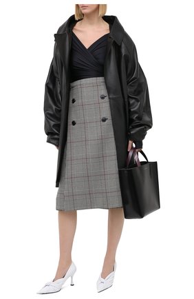 Женская шерстяная юбка VETEMENTS коричневого цвета по цене 131000 руб., арт. WAH21SK112 1206/BR0WN CHECK/BR0WN CHECK | Фото 2 Женская шерстяная юбка VETEMENTS коричневого цвета, арт. WAH21SK112 1206/BR0WN CHECK/BR0WN CHECK | Фото 2