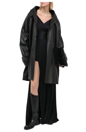 Женская юбка-макси VETEMENTS черного цвета по цене 107000 руб., арт. WAH21SK109 1314/BLACK | Фото 2 Женская юбка-макси VETEMENTS черного цвета, арт. WAH21SK109 1314/BLACK | Фото 2