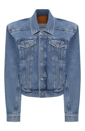 Женская джинсовая куртка VETEMENTS голубого цвета по цене 164000 руб., арт. WAH21JA073 2803/MEDIUM BLUE | Фото 1 Женская джинсовая куртка VETEMENTS голубого цвета, арт. WAH21JA073 2803/MEDIUM BLUE | Фото 1