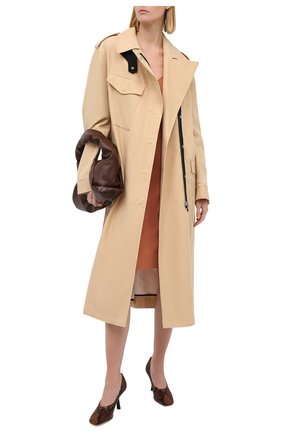Женская кожаные туфли marcela 85 JIMMY CHOO коричневого цвета по цене 59950 руб., арт. MARCELA 85/NKE | Фото 2 Женская кожаные туфли marcela 85 JIMMY CHOO коричневого цвета, арт. MARCELA 85/NKE | Фото 2