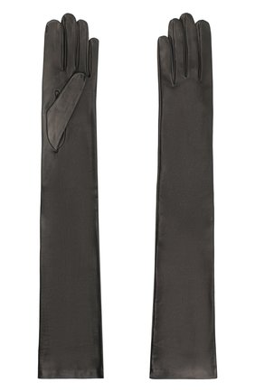 Женские кожаные перчатки DRIES VAN NOTEN черного цвета по цене 39950 руб., арт. 202-10102-101 | Фото 2 Женские кожаные перчатки DRIES VAN NOTEN черного цвета, арт. 202-10102-101 | Фото 2