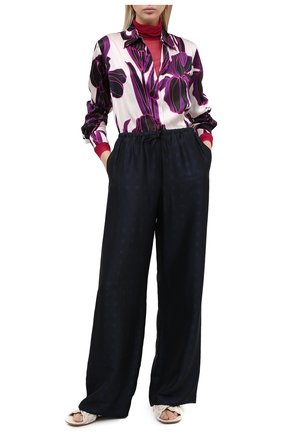 Женская водолазка DRIES VAN NOTEN фуксия цвета по цене 20750 руб., арт. 202-11146-1202 | Фото 2 Женская водолазка DRIES VAN NOTEN фуксия цвета, арт. 202-11146-1202 | Фото 2