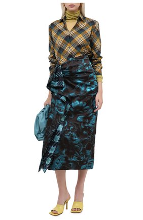 Женская водолазка DRIES VAN NOTEN зеленого цвета по цене 19850 руб., арт. 202-11146-1202 | Фото 2 Женская водолазка DRIES VAN NOTEN зеленого цвета, арт. 202-11146-1202 | Фото 2