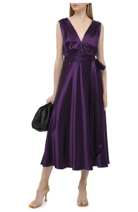 Женское платье из вискозы DRIES VAN NOTEN фиолетового цвета по цене 114500 руб., арт. 202-18615-1042 | Фото 2 Женское платье из вискозы DRIES VAN NOTEN фиолетового цвета, арт. 202-18615-1042 | Фото 2