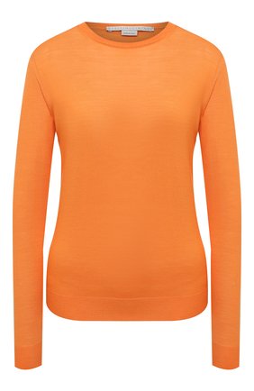 Женский шерстяной пуловер STELLA MCCARTNEY оранжевого цвета по цене 51500 руб., арт. 322182/S1735 | Фото 1 Женский шерстяной пуловер STELLA MCCARTNEY оранжевого цвета, арт. 322182/S1735 | Фото 1