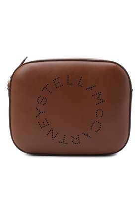 Женская сумка stella logo mini STELLA MCCARTNEY коричневого цвета по цене 52900 руб., арт. 700072/W8542 | Фото 1 Женская сумка stella logo mini STELLA MCCARTNEY коричневого цвета, арт. 700072/W8542 | Фото 1
