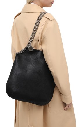 Женский сумка-тоут falabella STELLA MCCARTNEY черного цвета по цене 66050 руб., арт. 700112/W8719 | Фото 2 Женский сумка-тоут falabella STELLA MCCARTNEY черного цвета, арт. 700112/W8719 | Фото 2