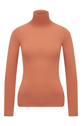 Женская водолазка из вискозы STELLA MCCARTNEY оранжевого цвета, арт. 601794/S2076 | Фото 1 (Длина (для топов): Стандартные; Рукава: Длинные; Стили: Минимализм; Материал внешний: Вискоза; Женское Кросс-КТ: Водолазка-одежда)