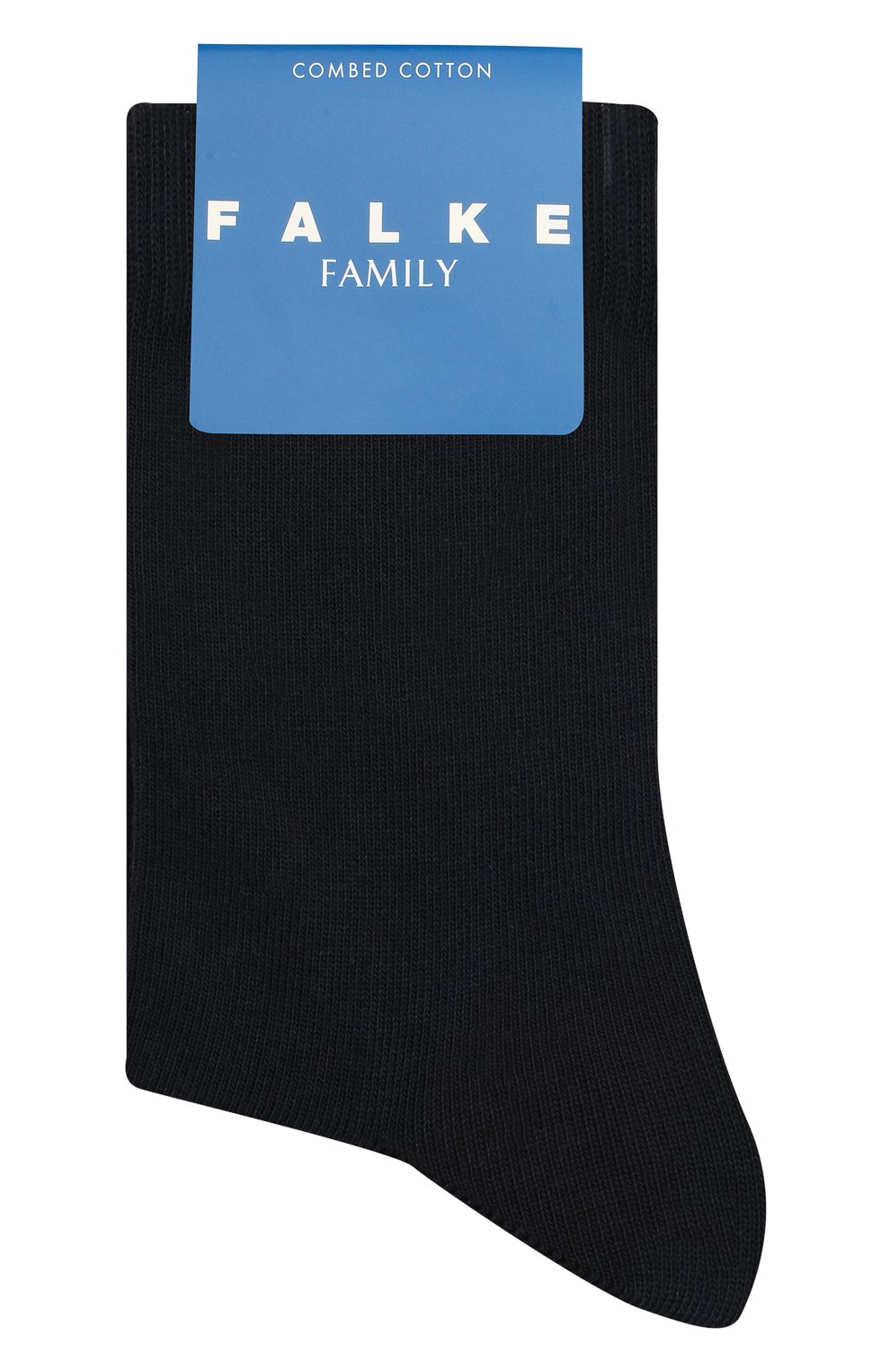 Детские носки FALKE темно-синего цвета, арт. 10645. | Фото 1 (Материал: Текстиль, Хлопок; Региональные ограничения белый список (Axapta Mercury): RU; Кросс-КТ: Носки)