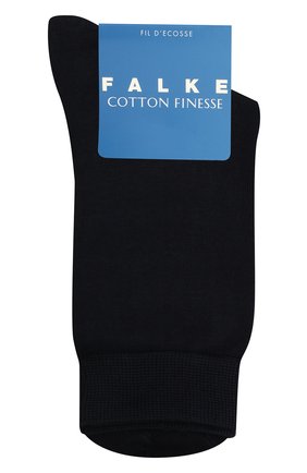 Детские носки FALKE темно-синего цвета, арт. 10669. | Фото 1 (Материал: Текстиль, Хлопок; Кросс-КТ: Носки)