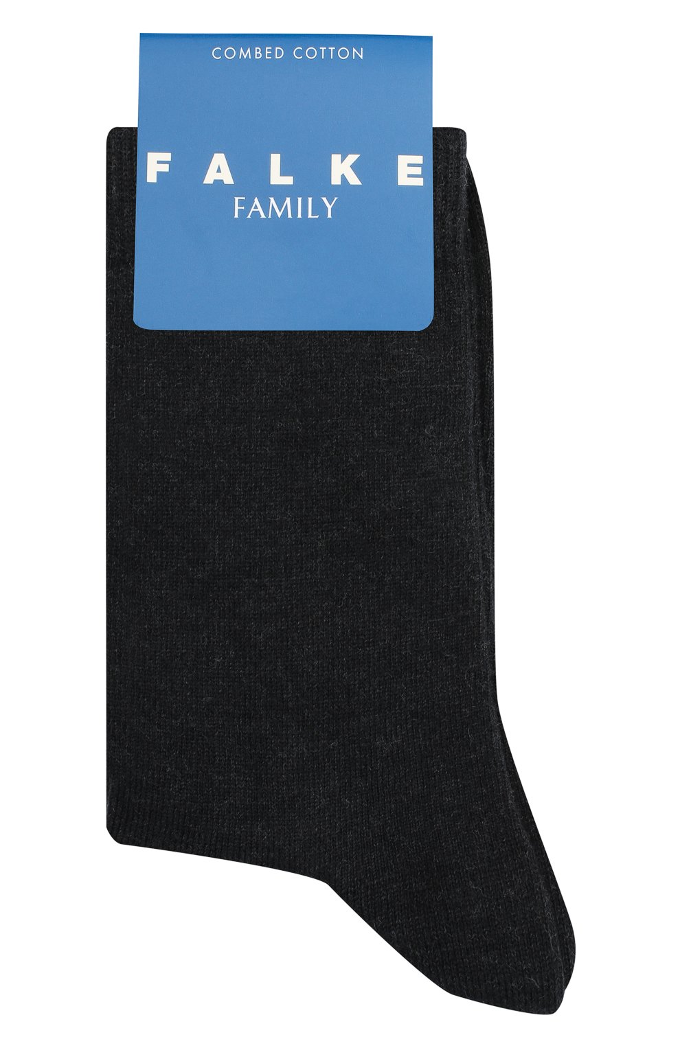 Детские носки FALKE темно-серого цвета, арт. 10645. | Фото 1 (Материал: Текстиль, Хлопок; Региональные ограничения белый список (Axapta Mercury): RU; Кросс-КТ: Носки)