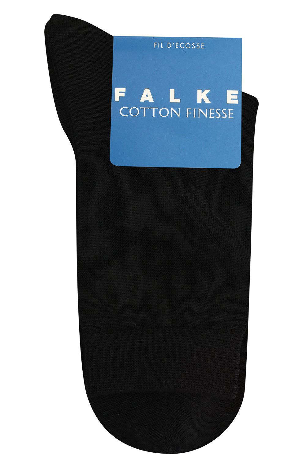 Детские носки FALKE черного цвета, арт. 10669. | Фото 1 (Материал: Текстиль, Хлопок)