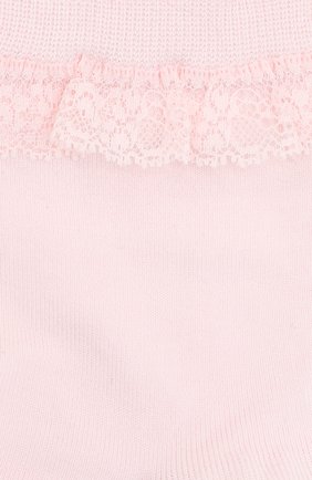 Детские хлопковые носки FALKE светло-розового цвета, арт. 12141. | Фото 2 (Материал: Текстиль, Хлопок; Региональные ограничения белый список (Axapta Mercury): RU; Кросс-КТ: Носки)