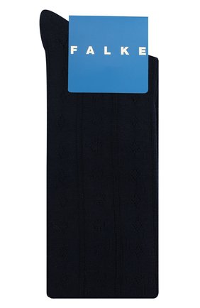 Детские хлопковые гольфы FALKE темно-синего цвета, арт. 11851. | Фото 1 (Материал: Текстиль, Хлопок; Кросс-КТ: Гольфы)
