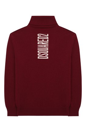 Детская водолазка DSQUARED2 бордового цвета по цене 22600 руб., арт. DQ04A0-D00NU | Фото 2 Детская водолазка DSQUARED2 бордового цвета, арт. DQ04A0-D00NU | Фото 2 (Материал внешний: Шерсть, Вискоза; Рукава: Длинные; Кросс-КТ: водолазка; Региональные ограничения белый список (Axapta Mercury): RU; Ростовка одежда: 10 - 11 лет | 140 - 146см, 12 лет | 152 см, 13 - 15 лет | 158 см, 4 года | 104 см, 6 лет | 116 см, 8 лет | 128 см)