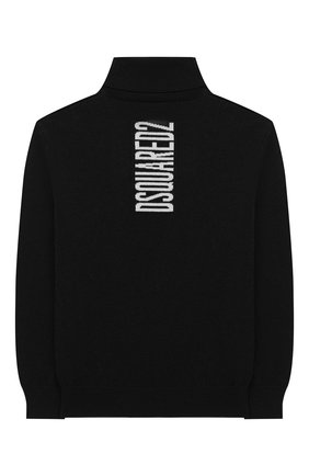 Детская водолазка DSQUARED2 черного цвета по цене 16250 руб., арт. DQ04A0-D00NU | Фото 2 Детская водолазка DSQUARED2 черного цвета, арт. DQ04A0-D00NU | Фото 2