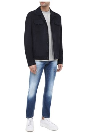 Мужские джинсы PREMIUM MOOD DENIM SUPERIOR синего цвета по цене 16850 руб., арт. F21 310340025/PAUL | Фото 2 Мужские джинсы PREMIUM MOOD DENIM SUPERIOR синего цвета, арт. F21 310340025/PAUL | Фото 2