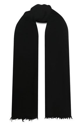Мужской шарф из шерсти и шелка RICK OWENS черного цвета по цене 44900 руб., арт. RU20F3462 | Фото 1 Мужской шарф из шерсти и шелка RICK OWENS черного цвета, арт. RU20F3462 | Фото 1
