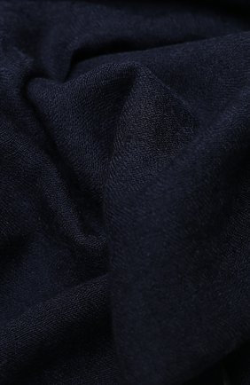 Мужской шарф из шерсти и шелка RICK OWENS темно-синего цвета по цене 44900 руб., арт. RU20F3462 | Фото 2 Мужской шарф из шерсти и шелка RICK OWENS темно-синего цвета, арт. RU20F3462 | Фото 2