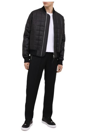 Мужские кожаные кеды PHILIPP PLEIN черного цвета по цене 51990 руб., арт. F20S MSC2900 PLE008N | Фото 2 Мужские кожаные кеды PHILIPP PLEIN черного цвета, арт. F20S MSC2900 PLE008N | Фото 2