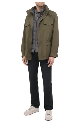 Мужская рубашка TOM FORD хаки цвета по цене 69050 руб., арт. 8FT910/94VSEG | Фото 2 Мужская рубашка TOM FORD хаки цвета, арт. 8FT910/94VSEG | Фото 2 (Материал внешний: Лиоцелл, Хлопок, Растительное волокно; Длина (для топов): Стандартные; Рукава: Длинные; Случай: Повседневный; Стили: Классический; Воротник: Кент; Принт: С принтом; Манжеты: На пуговицах; Мужское Кросс-КТ: Рубашка-одежда; Региональные ограничения белый список (Axapta Mercury): RU)