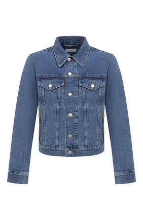 Мужская джинсовая куртка DRIES VAN NOTEN голубого цвета по цене 37050 руб., арт. 202-20531-1386 | Фото 1 Мужская джинсовая куртка DRIES VAN NOTEN голубого цвета, арт. 202-20531-1386 | Фото 1