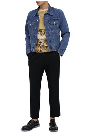 Мужская хлопковая футболка DRIES VAN NOTEN желтого цвета по цене 25800 руб., арт. 202-21122-1603 | Фото 2 Мужская хлопковая футболка DRIES VAN NOTEN желтого цвета, арт. 202-21122-1603 | Фото 2