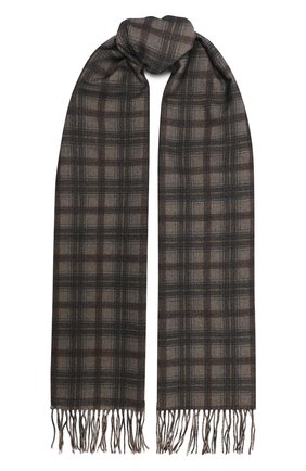 Мужской шарф из шерсти и кашемира DRIES VAN NOTEN коричневого цвета по цене 26800 руб., арт. 202-21303 | Фото 1 Мужской шарф из шерсти и кашемира DRIES VAN NOTEN коричневого цвета, арт. 202-21303 | Фото 1