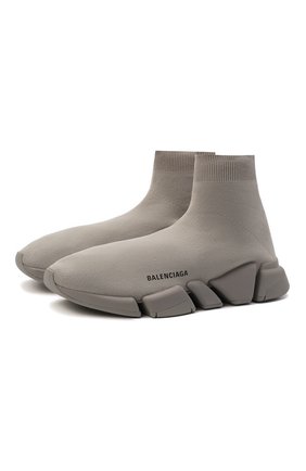 Мужские текстильные кроссовки speed 2.0 BALENCIAGA серого цвета по цене 61700 руб., арт. 617239/W1701 | Фото 1 Мужские текстильные кроссовки speed 2.0 BALENCIAGA серого цвета, арт. 617239/W1701 | Фото 1